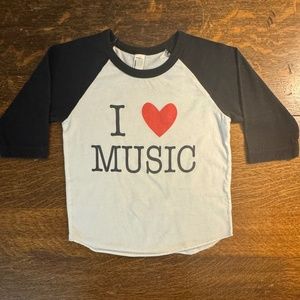 Groupie Kids 3/4 Sleeve T-Shirt, SIZE 18-24 mos